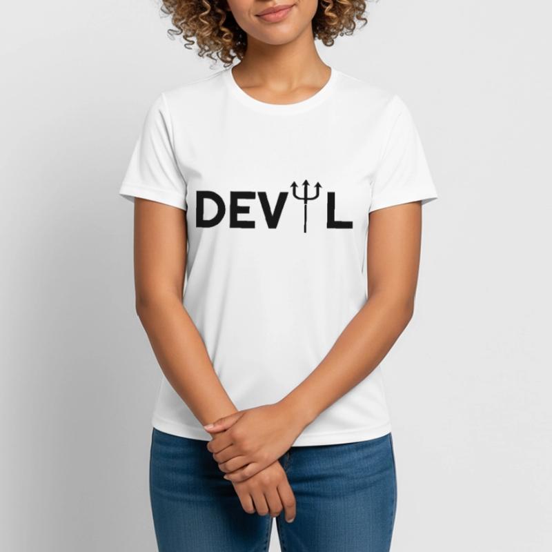 A Little Devil, Devil, Devil hoodies, Devil t shir T-shirt respirant Femme