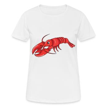 Homard - T-shirt respirant Femme - blanc - Devant - AI Model Female 172 dark (172cm)