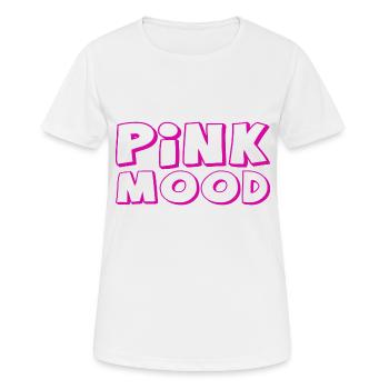 Pink Mood - Women's Breathable T-Shirt - white - Front - AI Model Female 172 dark (172cm)