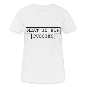 Vegan Veggie - Frauen T-Shirt atmungsaktiv - Weiß - Vorne - AI Model Female 172 dark (172cm)