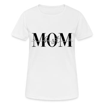 Meilleur cadeau de fête des mères Mother Family Heart - T-shirt respirant Femme - blanc - Devant - AI Model Female 172 dark (172cm)