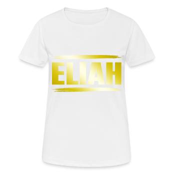 Eliah - Women's Breathable T-Shirt - white - Front - AI Model Female 172 dark (172cm)