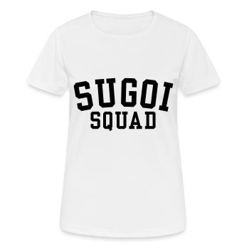 Escouade Sugoi - T-shirt respirant Femme - blanc - Devant - AI Model Female 172 dark (172cm)