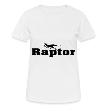Raptor - Women's Breathable T-Shirt - white - Front - AI Model Female 172 dark (172cm)