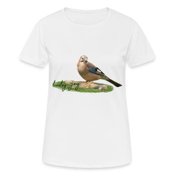 Geai - T-shirt respirant Femme - blanc - Devant - AI Model Female 172 dark (172cm)
