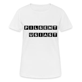Pils enthusiast - Women's Breathable T-Shirt - white - Front - AI Model Female 172 dark (172cm)