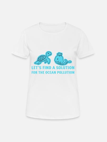 Marine Conservation - Women's Breathable T-Shirt - white
