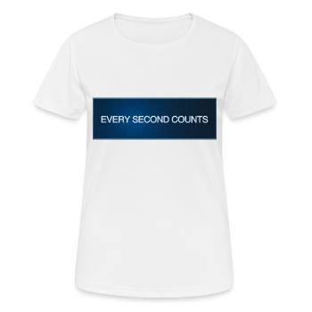 Every Second Counts - Women's Breathable T-Shirt - white - Front - AI Model Female 172 dark (172cm)