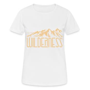 Into the wilderness - Women's Breathable T-Shirt - white - Front - AI Model Female 172 dark (172cm)
