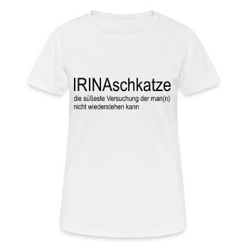 Top moderner T-Shirt Design Must have 2024 - Frauen T-Shirt atmungsaktiv - Weiß - Vorne - AI Model Female 172 dark (172cm)