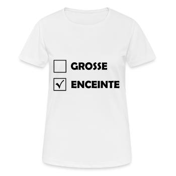 Grosse / Lautsprecher - Frauen T-Shirt atmungsaktiv - Weiß - Vorne - AI Model Female 172 dark (172cm)
