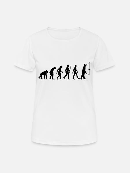Evolution Diabolo - Frauen T-Shirt atmungsaktiv - Weiß