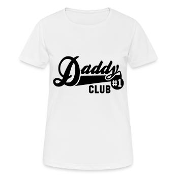 Papa No1 CLUB - T-shirt respirant Femme - blanc - Devant - AI Model Female 172 dark (172cm)