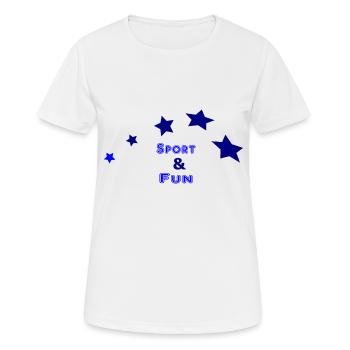 Sports 11 - Women's Breathable T-Shirt - white - Front - AI Model Female 172 dark (172cm)