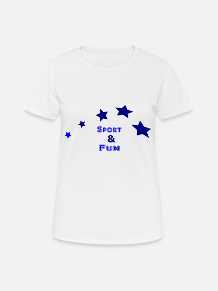 Sport 11 - Frauen T-Shirt atmungsaktiv - Weiß