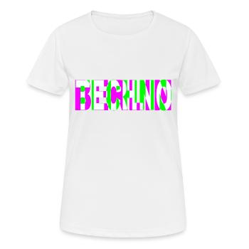 TECHNO BERLIN - T-shirt respirant Femme - blanc - Devant - AI Model Female 172 dark (172cm)