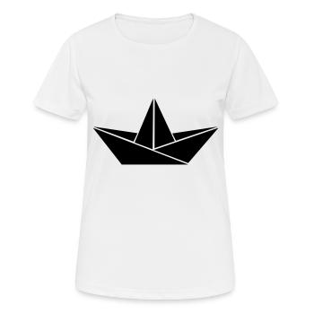 ship - Women's Breathable T-Shirt - white - Front - AI Model Female 172 dark (172cm)