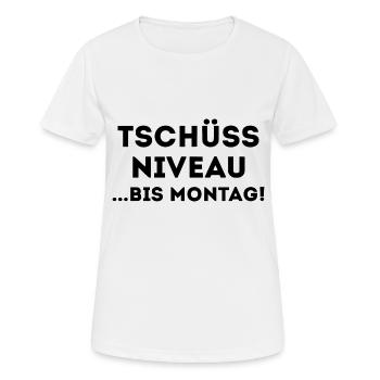 until Monday - Women's Breathable T-Shirt - white - Front - AI Model Female 172 dark (172cm)