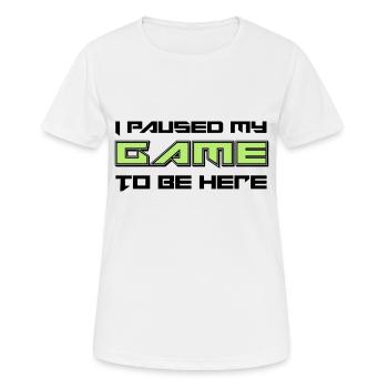 Gamers - Women's Breathable T-Shirt - white - Front - AI Model Female 172 dark (172cm)