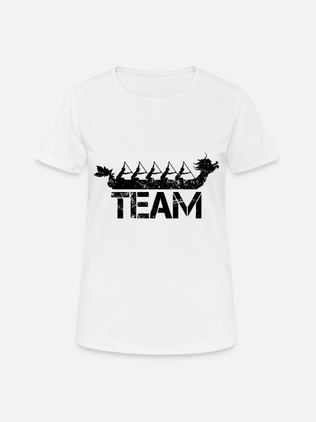 Dragon boat team - Women's Breathable T-Shirt - white