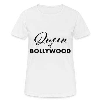Queen of Bollywood black - Women's Breathable T-Shirt - white - Front - AI Model Female 172 dark (172cm)