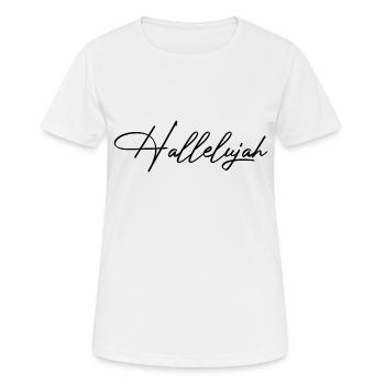 Christian Proverbs - Women's Breathable T-Shirt - white - Front - AI Model Female 172 dark (172cm)