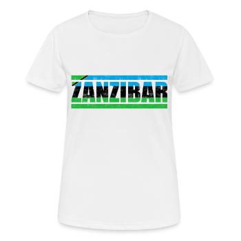 Zanzibar - Women's Breathable T-Shirt - white - Front - AI Model Female 172 dark (172cm)