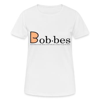 Bobbes Hintern Po - Frauen T-Shirt atmungsaktiv - Weiß - Vorne - AI Model Female 172 dark (172cm)