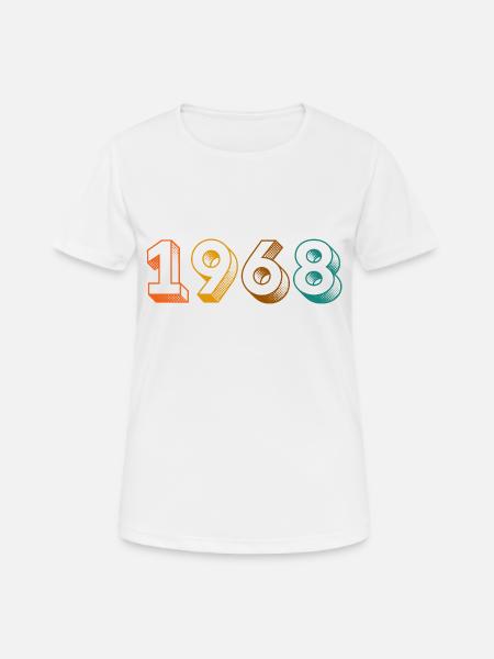vintage 1968 - Women's Breathable T-Shirt - white