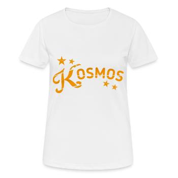 Kosmos - Sterne - Frauen T-Shirt atmungsaktiv - Weiß - Vorne - AI Model Female 172 dark (172cm)