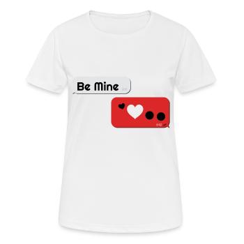 Sei Mein - Frauen T-Shirt atmungsaktiv - Weiß - Vorne - AI Model Female 172 dark (172cm)