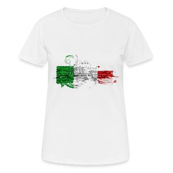 Italie Italie Italie Rome Europe Italie Italie Milan - T-shirt respirant Femme - blanc - Devant - AI Model Female 172 dark (172cm)