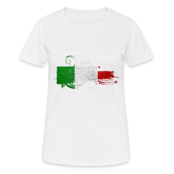 Italie Italie Italie Rome Europe Italie Italie Milan - T-shirt respirant Femme - blanc - Devant - AI Model Female 172 dark (172cm)