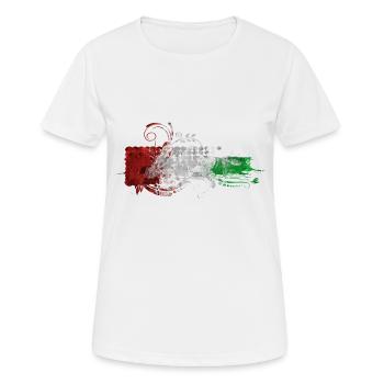 Italie Italie Italie Rome Europe Italie Italie Milan - T-shirt respirant Femme - blanc - Devant - AI Model Female 172 dark (172cm)
