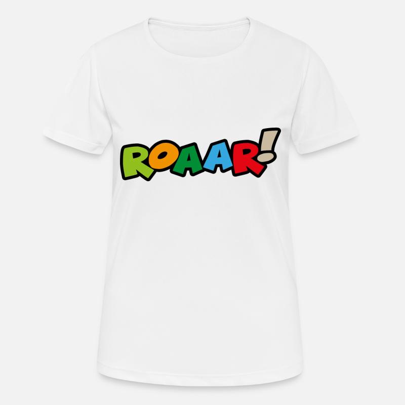Roaar - Women's Breathable T-Shirt - white