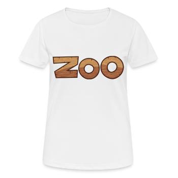 Safari Zoo Animal Safari Zoo - T-shirt respirant Femme - blanc - Devant - AI Model Female 172 dark (172cm)