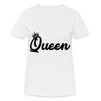Reine - T-shirt respirant Femme - blanc - Devant - AI Model Female 172 dark (172cm)