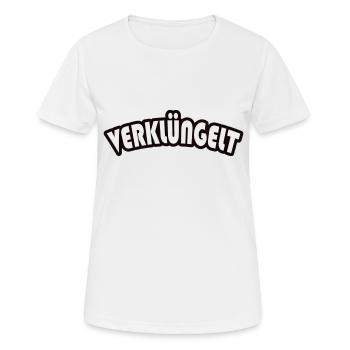 Verklüngelt T-Shirt Kater Bier Alkohol - Frauen T-Shirt atmungsaktiv - Weiß - Vorne - AI Model Female 172 dark (172cm)
