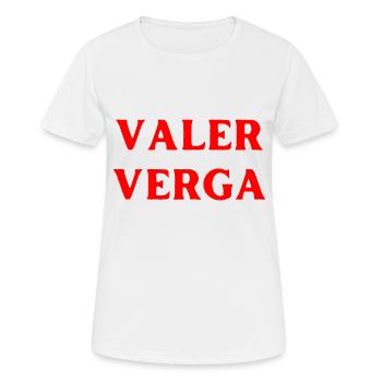 wertlos sein Spanisch Sprache - Frauen T-Shirt atmungsaktiv - Weiß - Vorne - AI Model Female 172 dark (172cm)