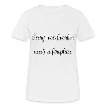 arborists john carpenter tshirts john carpenter - Frauen T-Shirt atmungsaktiv - Weiß - Vorne - AI Model Female 172 dark (172cm)