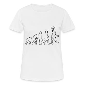 Basketball Basketballspieler Basketballteam - Frauen T-Shirt atmungsaktiv - Weiß - Vorne - AI Model Female 172 dark (172cm)