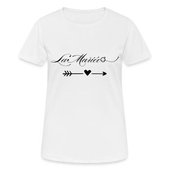 Die Braut - Frauen T-Shirt atmungsaktiv - Weiß - Vorne - AI Model Female 172 dark (172cm)