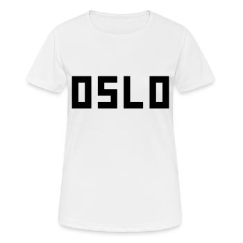 Oslo - T-shirt respirant Femme - blanc - Devant - AI Model Female 172 dark (172cm)
