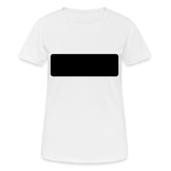 2541614 12200742 viereck - Frauen T-Shirt atmungsaktiv - Weiß - Vorne - AI Model Female 172 dark (172cm)