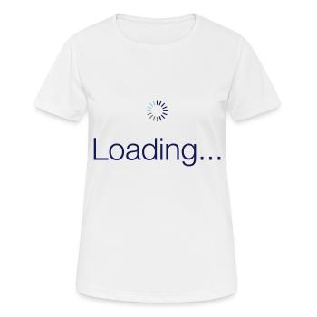 Loading - Women's Breathable T-Shirt - white - Front - AI Model Female 172 dark (172cm)