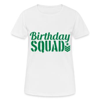 squad militaer armee army general komando einheit - Frauen T-Shirt atmungsaktiv - Weiß - Vorne - AI Model Female 172 dark (172cm)