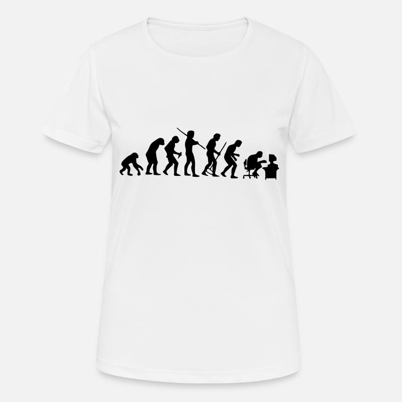 evolution - Women's Breathable T-Shirt - white