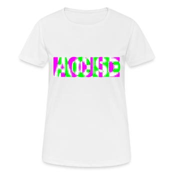 acid house - Frauen T-Shirt atmungsaktiv - Weiß - Vorne - AI Model Female 172 dark (172cm)