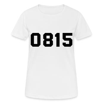 0815 - Women's Breathable T-Shirt - white - Front - AI Model Female 172 dark (172cm)