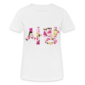 En coréen: l'amour - T-shirt respirant Femme - blanc - Devant - AI Model Female 172 dark (172cm)